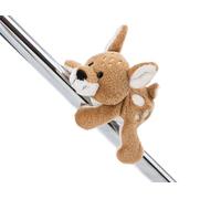 MagNICI - Corzo René Roebuck de 12 cm, marrón, muñeco de peluche con imán que se adhiere a superficies metálicas, pizarras magnéticas y asas de bolsos, para llevar de viaje, gran idea de regalo, 62264
