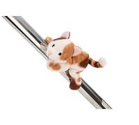NICI- MagNICI - Gato de la Suerte de 12 cm, marrón, muñeco de Peluche con imán Que se adhiere a Superficies metálicas, pizarras magnéticas y Asas de Bolsos, Idea de Regalo, 62135, Color