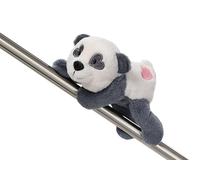 NICI MagNICI - Panda Love de 12 cm, Negro, muñeco de Peluche con imán Que se adhiere a Superficies metálicas, pizarras magnéticas y Asas de Bolsos, para Llevar de Viaje, Idea de Regalo, 62607