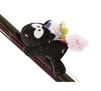 NICI- MagNICI Unicornio Rainbow Yin 12cm, Animal, Color Negro y Multicolor, Kuscheltier Magnet Einhorn (47372)