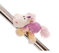 MagNICI - Unicornio Sweety Rainbow de 12 cm, Blanco, Peluche con imán Que se adhiere a Superficies metálicas, pizarras magnéticas y Asas de Bolsos, para Llevar de Viaje, Gran Idea de Regalo, 61902