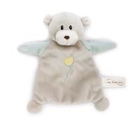 NICI 62983 - Mantita de apego Oso Finni, 20 x 17 cm, Gris, mantita Suave para bebés y niños pequeños, Peluche-Manta para niñas y niños