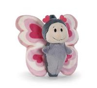 NICI- Mariposa Love de Peluche de 10 cm en Caja, Rosa Fucsia, Suave muñeco, Adorable Animal para abrazarlo y Jugar, Gran Idea de Regalo para niños y Personas Adultas, 62629, Color