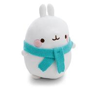NICI MOLANG de Peluche con Bufanda, 24 cm, en Caja de Regalo, Blanco, Suave muñeco, Adorable, para abrazarlo y Jugar, Idea de Regalo para niños y Personas Adultas - 62227
