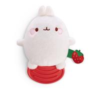 NICI Mordedor Molang 12cm Blanco - Juguete para bebés y agarradores, para agarrar, Jugar, Descubrir y dormirse