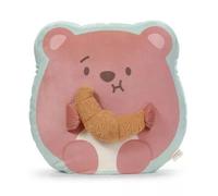 Nici MyMochi: Oso de peluche Nomo con croissant - 35 x 33 cm