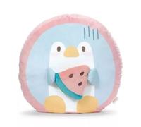 NICI- Pingüino Waddle de Peluche con sandía, 35 x 33 x 12 cm, Azul, Suave muñeco mymochi, Estilo, para abrazarlo o como Accesorio, Gran Regalo para niños y Personas Adultas, 62392, Color