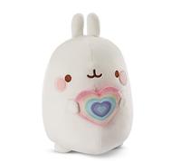 Nici - Nici Pluchen Knuffel Molang Regenboog met Hart in (Importación USA) NUEVO