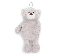 NICI Oso Finni de 350 ml y 34 cm, Color Gris, Suave muñeco térmico para bebés a Partir de 10 Meses, Animal de Peluche con Bolsa de Agua Caliente para niños y Personas Adultas, 62330