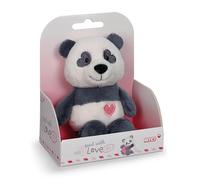NICI Panda Love de Peluche de 12 cm en Caja de Regalo, Rosa Fucsia, Suave muñeco, Adorable Animal para abrazarlo y Jugar, Gran Idea de Regalo para niños y Personas Adultas, 62628