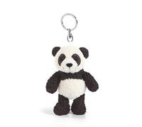 NICI- Panda Yaa Boo Llavero BB, Color Negro-Blanco, 10 cm (41078.0)