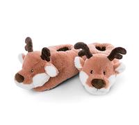 NICI Pantuflas del Reno Jonte en Tamaño 34-37 M I Pantuflas Antideslizantes de Figuras para Niños I Pantuflas de Animales de Peluche Tiernas y Cómodas para Niñas y NIños - 48338