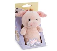 NICI Peluche Cerdo 11 cm en Caja Regalo 8x8,5x13 cm - Suave y Adorable, Ideal para Regalar | 63507