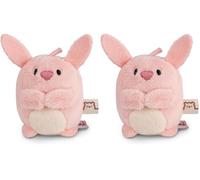 NICI Peluche Conejito Pibu Rosa 5cm (Paquete de 2)