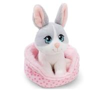 NICI Peluche Conejo en Cesta, 12 cm - 63324