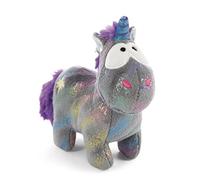 NICI- Peluche de pie Theodor & Friends Unicornio Star Bringer 13cm Green, Color Grey, 13 cm (48626)
