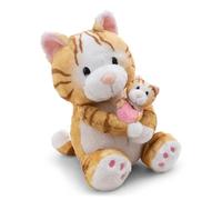 NICI Peluche Gata de 20 cm con Gatito de 6 cm, marrón, Peluches Decorativos, Juegos para niños, Ideas para Regalar - 62843