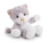 NICI 62951 - Peluche gatita Felli, 20 cm, Color Gris, Animal de Peluche Suave para abrazar y Jugar, para niños y Adultos, Idea de Regalo