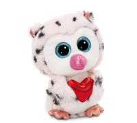 NICI peluche GLUBSCHIS Búho Lowidou 15cm rosa - Juguete hecho de suave tejido peludo para abrazar y jugar, para niños y adultos, gran idea de regalo - 49263
