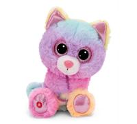 NICI- Peluche GLUBSCHIS Gato Miss Mellie 15cm Multicolor - Juguete Hecho de Suave Tejido Peludo para abrazar y Jugar, para niños y Adultos, Gran Idea de Regalo, Color (49394)