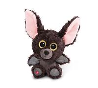NICI Peluche GLUBSCHIS Murciélago Baako, con Ojos Grandes y Brillantes, 15 cm, Color: Café/Rosa/Gris, 45552