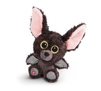 NICI Peluche GLUBSCHIS Murciélago Baako, con Ojos Grandes y Brillantes, 15 cm, Color: Café/Rosa/Gris, 45552