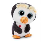 NICI peluche GLUBSCHIS pingüino príncipe Nigu 15cm gris - Juguete hecho de suave tejido peludo para abrazar y jugar, para niños y adultos, gran idea de regalo - 48853