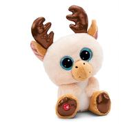 NICI peluche GLUBSCHIS reno Mandellin 15cm beige - Juguete hecho de suave tejido peludo para abrazar y jugar, para niños y adultos, gran idea de regalo - 48854