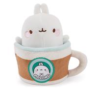 NICI Peluche MOLANG Taza 14x9 cm - Suave y Adorable, Ideal para Regalar | 63312