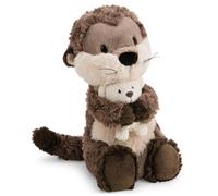NICI Peluche Nutria Ophelio con Osito 7 cm Tejido, 25 cm - 63237