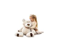 NICI-Peluche Oso Bendix 70cm Beige-Sostenible, Hecho de Suave Tejido Peludo, Ideal para Jugar y abrazar, Tanto para niños como para Adultos Una excelente Idea de Regalo, Color Sentado, (49446)