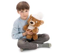 NICI Peluche Oso Capiccino 35 cm - Suave y Adorable, Ideal para Regalar | 63233