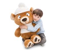 NICI Peluche Oso Capiccino, 70 cm - 63247 | Suave y adorable, ideal para abrazar y regalar, perfecto para niños y adultos en cualquier ocasión