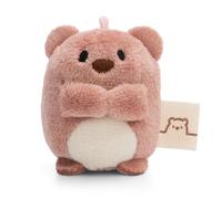 Peluche Oso Nomo 5cm marrón - Juguete Hecho de Suave Tejido Peludo para abrazar y Jugar, para niños y Adultos, Gran Idea de Regalo
