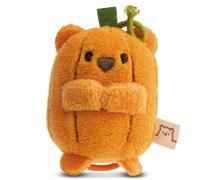 NICI Peluche Oso Nomo Calabaza 5 cm - mymochi Lifestyle, Tendencia Kawaii, Ideal para Jugar, coleccionar y Regalar | 63412
