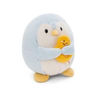 NICI peluche pingüino Waddle 27cm con patito blanco - Juguete hecho de suave tejido peludo para abrazar y jugar, para niños y adultos, gran idea de regalo - 61409