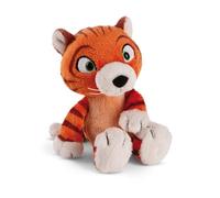 NICI Peluche Tigre Mandarina 25cm - Peluche con Ojos Que Brillan en la Oscuridad para abrazar y amar, Peluche Hecho de Materiales reciclados - 49790