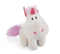 NICI-Peluche Unicornio Theodor 35cm Blanco-Juguete Hecho de Suave Tejido Peludo para abrazar y Jugar, para niños y Adultos, Gran Idea de Regalo, Color Sentado, (49488)