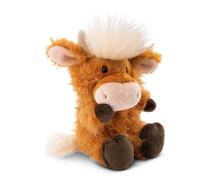 NICI peluche vaca de las tierras altas McMooray 20cm marrón - Juguete hecho de suave tejido peludo para abrazar y jugar, para niños y adultos, gran idea de regalo - 61117