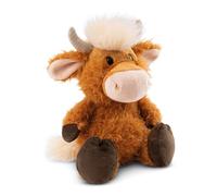 NICI peluche vaca de las tierras altas McMooray 33cm marrón - Juguete hecho de suave tejido peludo para abrazar y jugar, para niños y adultos, gran idea de regalo - 61118