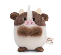 NICI Peluche Vaca Moona 5cm Beige - Juguete Hecho de Suave Tejido Peludo para abrazar y Jugar, para niños y Adultos, Gran Idea de Regalo