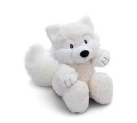 NICI peluche zorro polar Vanja 25cm blanco - Juguete hecho de suave tejido peludo para abrazar y jugar, para niños y adultos, gran idea de regalo - 61285