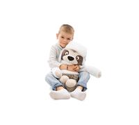 NICI Perezoso de Peluche Izzy Icetumbler con Gorro, 50 cm, Beis, Suave muñeco NICI, Adorable, para abrazarlo y Jugar, Idea de Regalo para niños y Personas Adultas - 62430