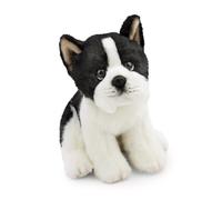 NICI- Perro de Peluche Boston Terrier de 20 cm, Negro, Suave muñeco, Adorable Animal para abrazarlo y Jugar, Gran Idea de Regalo para niños y Personas Adultas, 62602, Color