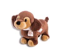 NICI Perro Salchicha Skida 27cm marrón de pie sostenible Hecho de Suave Peluche, para Jugar y abrazar, para niños y Adultos, una Gran Idea de Regalo, (49317)