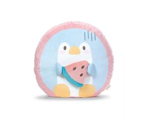 NICI- Pingüino Waddle de Peluche con sandía, 35 x 33 x 12 cm, Azul, Suave muñeco mymochi, Estilo, para abrazarlo o como Accesorio, Gran Regalo para niños y Personas Adultas, 62392, Color