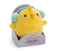NICI PIU PIU de Peluche con Orejeras, 16 cm, en Caja de Regalo, Amarillo, Suave muñeco, Adorable, para abrazarlo y Jugar, Idea de Regalo para niños y Personas Adultas, 62226