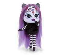 NICI Pixidoos Sunli la muñeca 20 cm, Caja Incl. Set Tatuajes para niños, Peine y Pulsera de Amistad - Muñecas estilizadas con Pelo Colorido - Tierno Juguete para abrazar, Jugar, Decorar y coleccionar