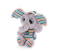 NICI, gorro Polino Dormilones 22cm - Tiernos pijama a rayas zoo - Peluche esponjoso para dormir, niños y bebés - Elefantes de juguete, gris/multicolor, color (47190)