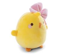 NICI przytulanka PIU PIU z kokardką, w pudełku na Prezent, miękki pluszak, urocza pluszowa zabawka do przytulania i zabawy, dla dzieci i dorosłych, świetny pomysł na Prezent, 16 cm, żółta - 62783